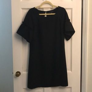 Banana Republic black shift dress